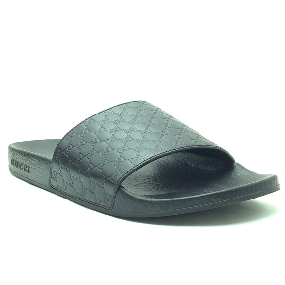 Gucci GG Slides Black Size: 8